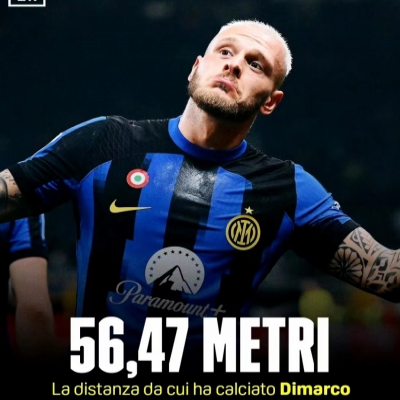 Inter's 56-Meter Wonder Goal: Third Longest in Serie A History, Teammates Say It Was Luck, Coach Reveals the Secret