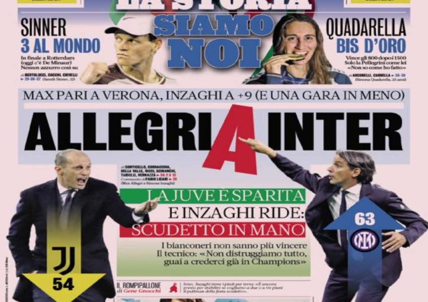 Juventus Stumbles in Title Race: Inter Shifts Focus to Evaluating 13 Key Substitutes-0