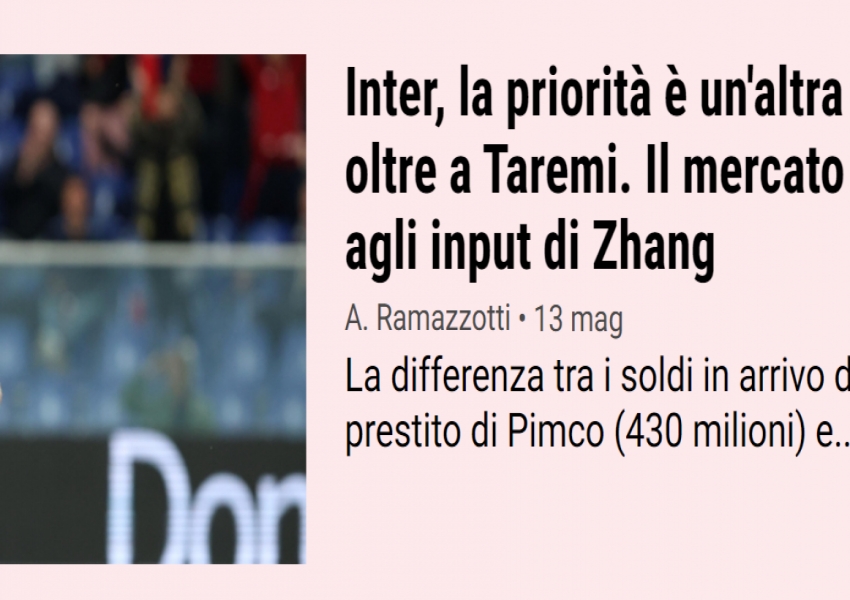 How Inter Might Use Zhang Kangyang's €50 Million "Surplus" After Loan Renewal: Two Paths to Sign Big-Name Players-0