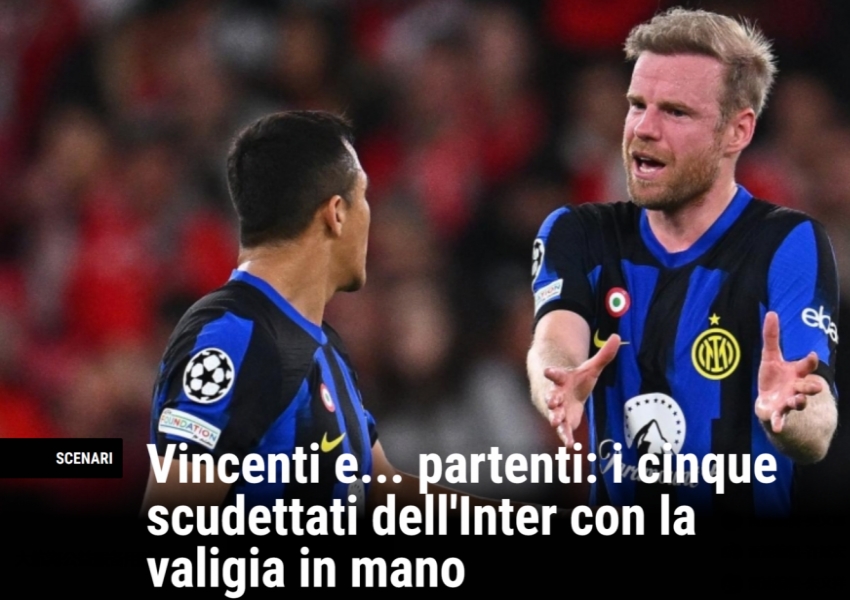 Inter Milan’s Five Departures: Farewell with Warmth and Inclusivity from the Nerazzurri-0