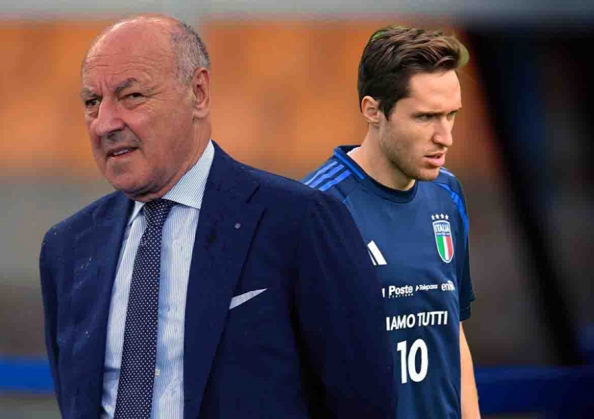 Inter Milan Enters Chiesa Transfer Talks: Coach Seeks Alternatives Amid Striker Crisis, Mkhitaryan's Potential Role Shift-2