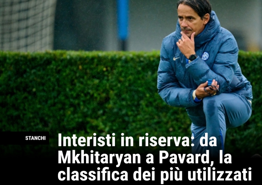 Inter Milan’s “Workhorse Ranking” from Last Season to Present: Could the "11+4+7 Model" See Structural Changes?-0