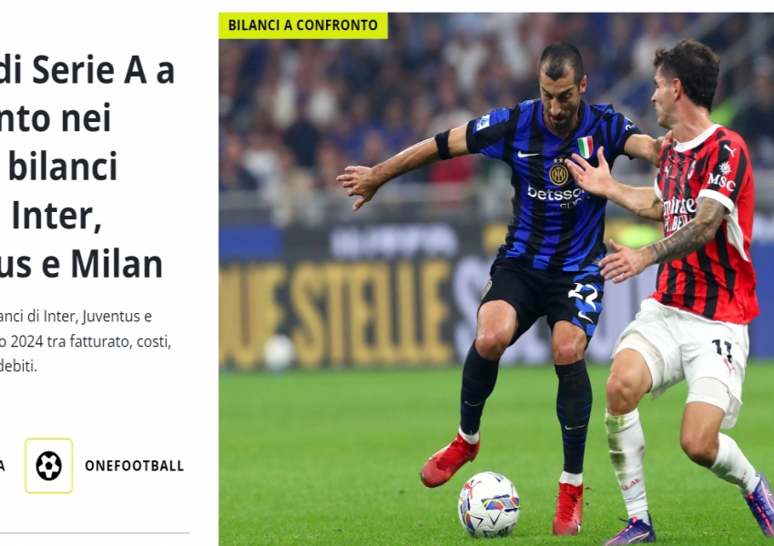 Financial Analysis of Serie A’s Northern Giants: Inter’s Key Revenue Lags Behind Juventus, AC Milan Has the Least Debt-0