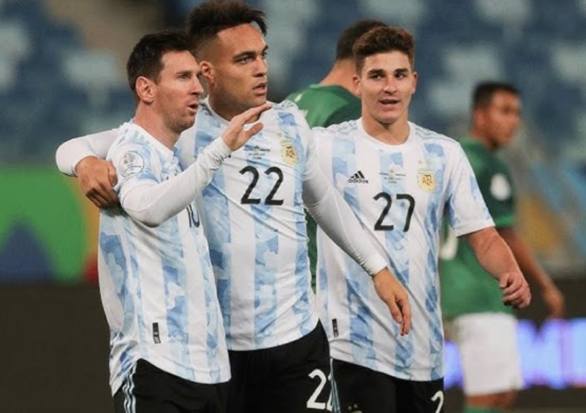 Italian Experts Analyze Lautaro's Form: Why He's Scoring Eight Goals Less, and How Messi and Álvarez Might Help-1