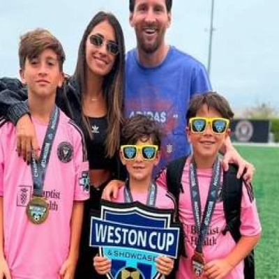 Another Trophy for the Young Messi: 9-Year-Old Mateo Lifts Cup as Miami International U10 Captain, Secures Second Championship in Six Months