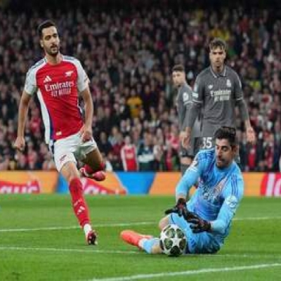 Champions League Savior! Courtois’ Heroic Performance: 2 Miraculous Saves in 2 Seconds, Arteta Left Stunned